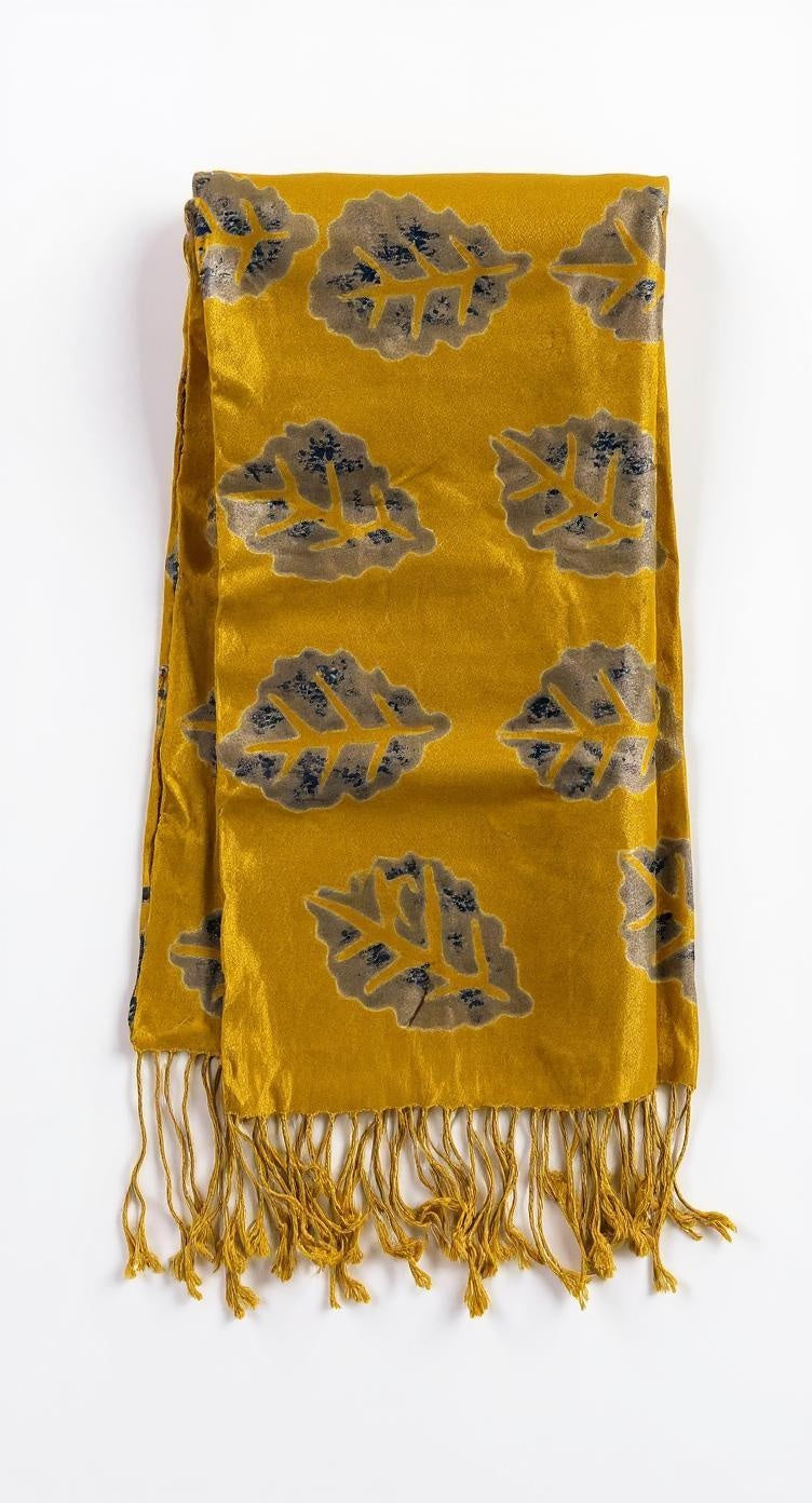 Marigold Mirage Batik Scarf
