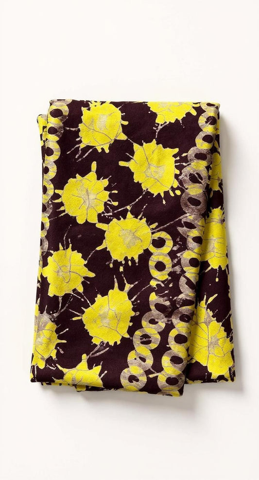 Marigold Mirage Batik Scarf