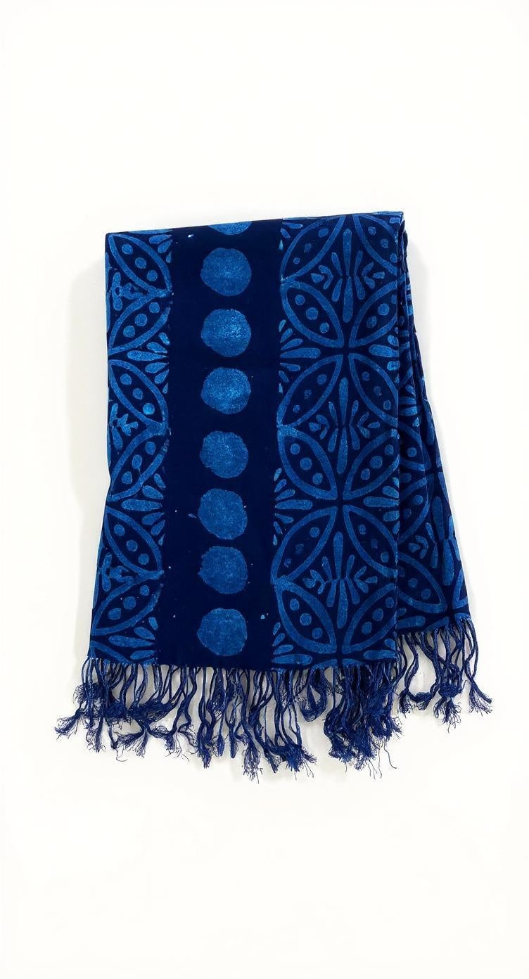Sapphire Sands Batik Scarf
