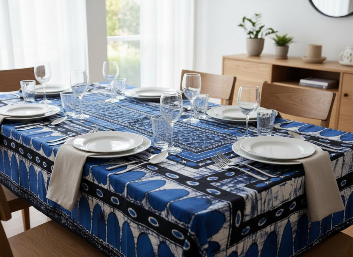 Blue Tablecloth