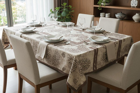 Brown Tablecloth