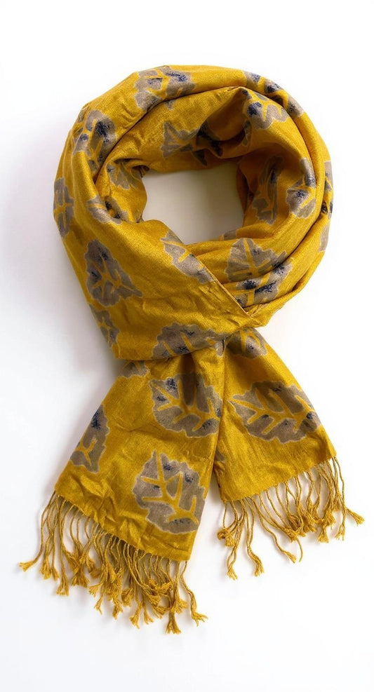 Marigold Mirage Batik Scarf