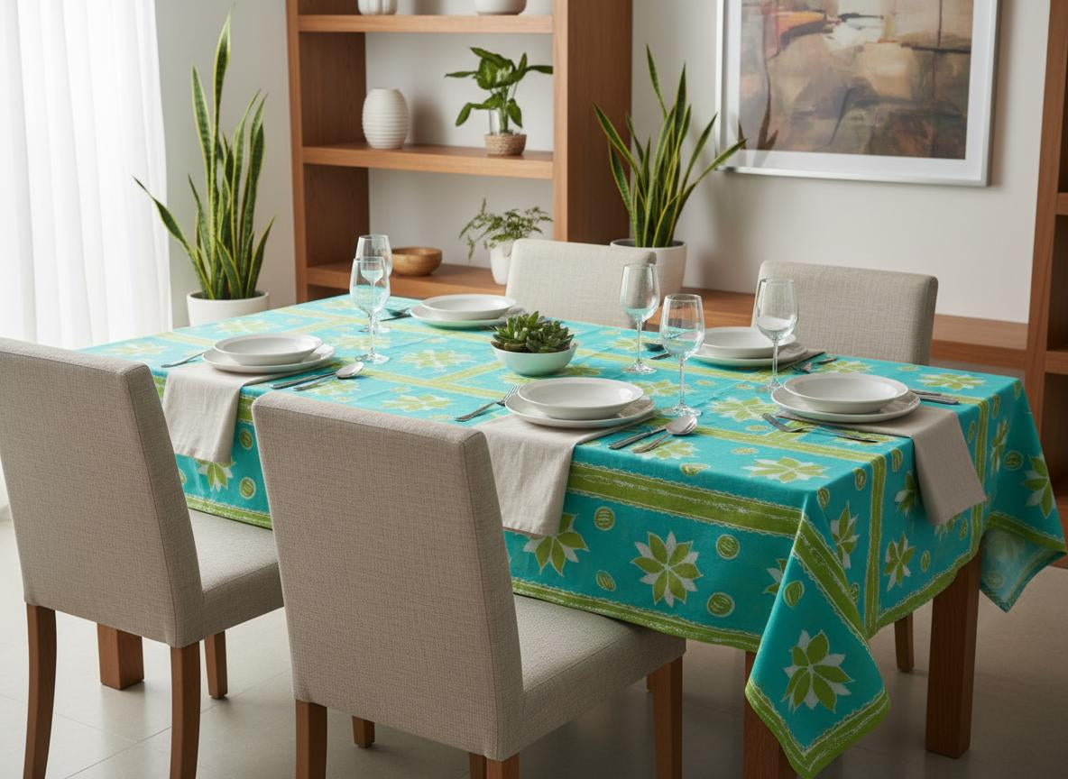 Green Tablecloth