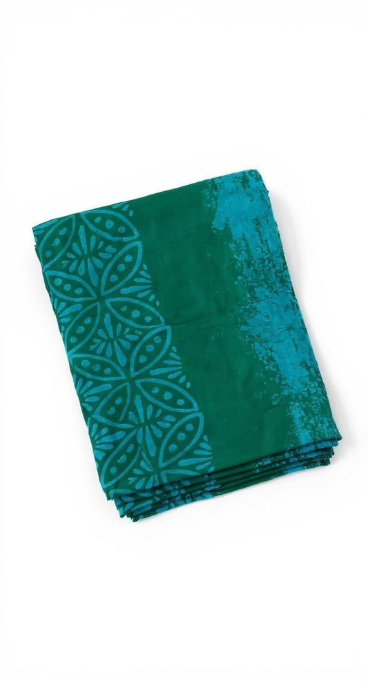 Emerald Oasis Batik Scarf